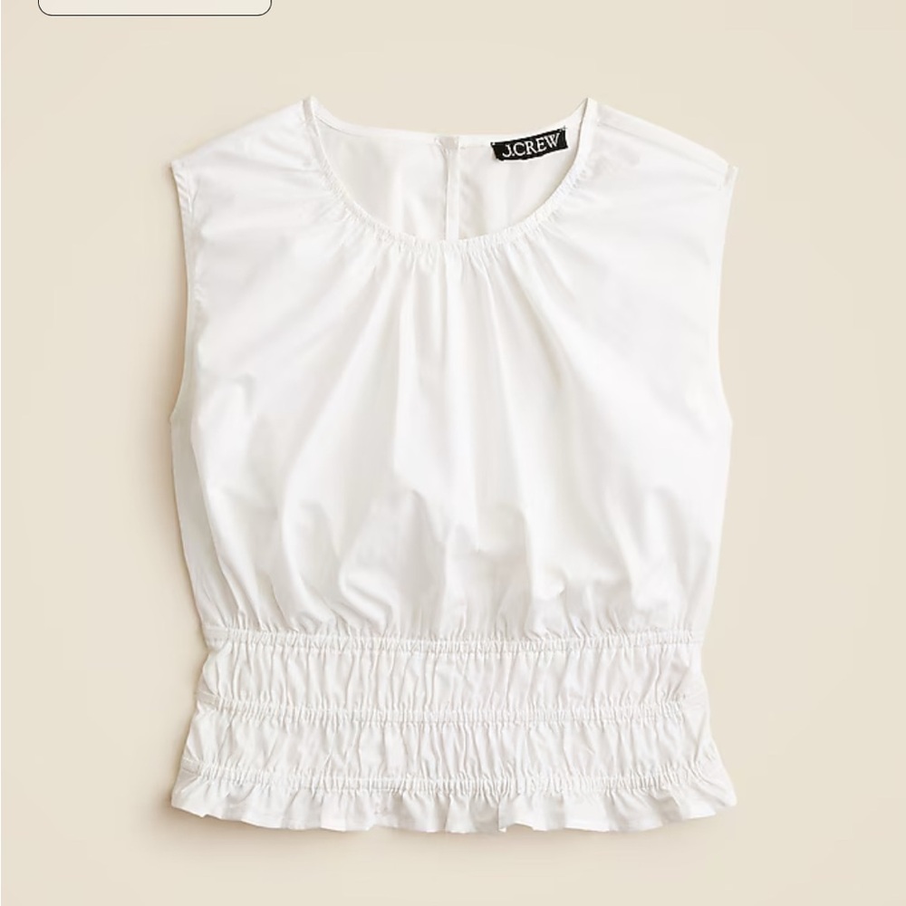 J.Crew Hyacinth top in cotton poplin